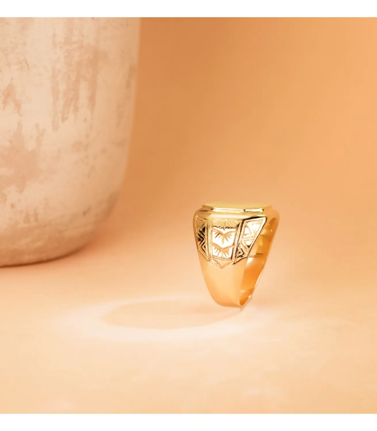 Sello Hombre Oro 18K Jonas Macizo<Alda Joyeros New