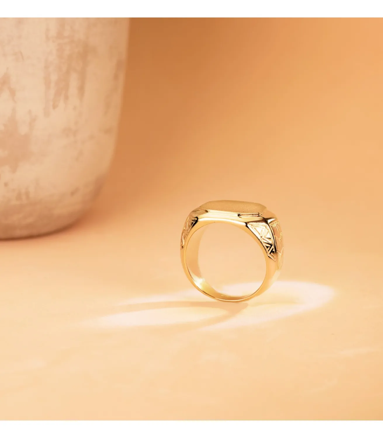 Sello Hombre Oro 18K Jonas Macizo<Alda Joyeros New