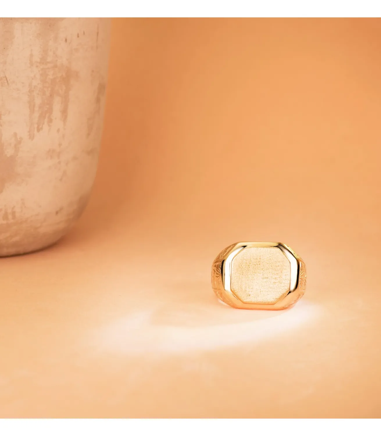 Sello Hombre Oro 18K Jonas Macizo<Alda Joyeros New