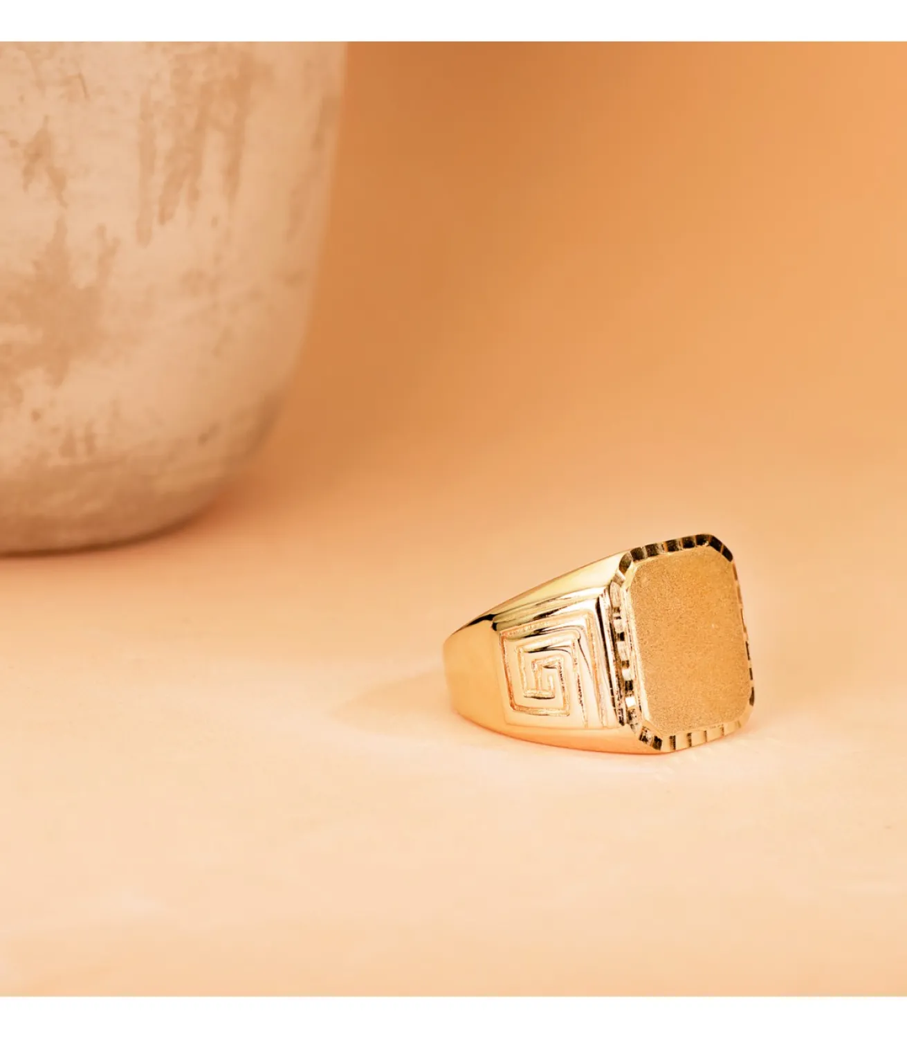 Sello Hombre Oro 18K Matias Macizo<Alda Joyeros Store