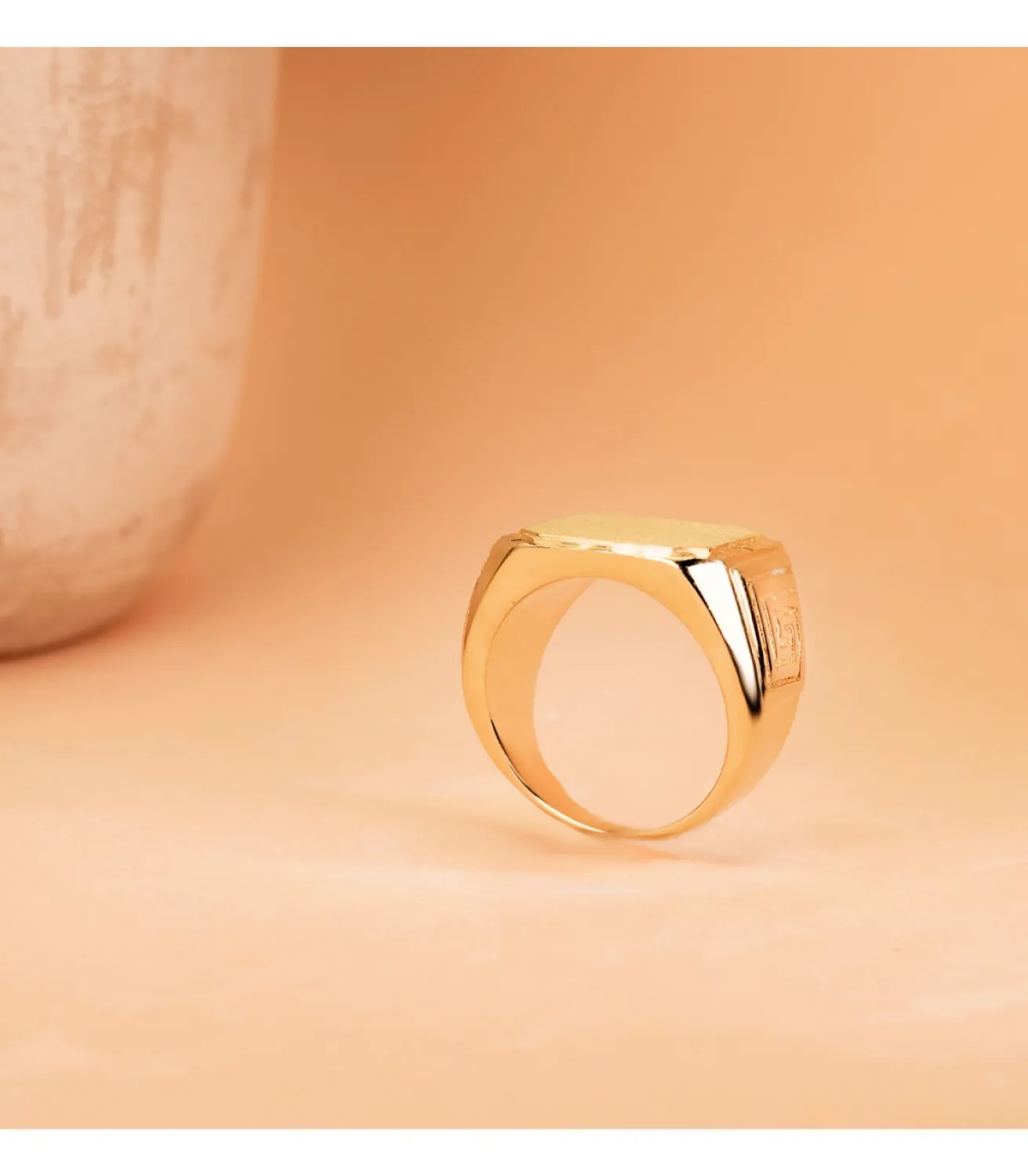 Sello Hombre Oro 18K Matias Macizo<Alda Joyeros Store