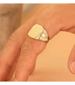 Sello Hombre Oro 18K Roi Macizo<Alda Joyeros New