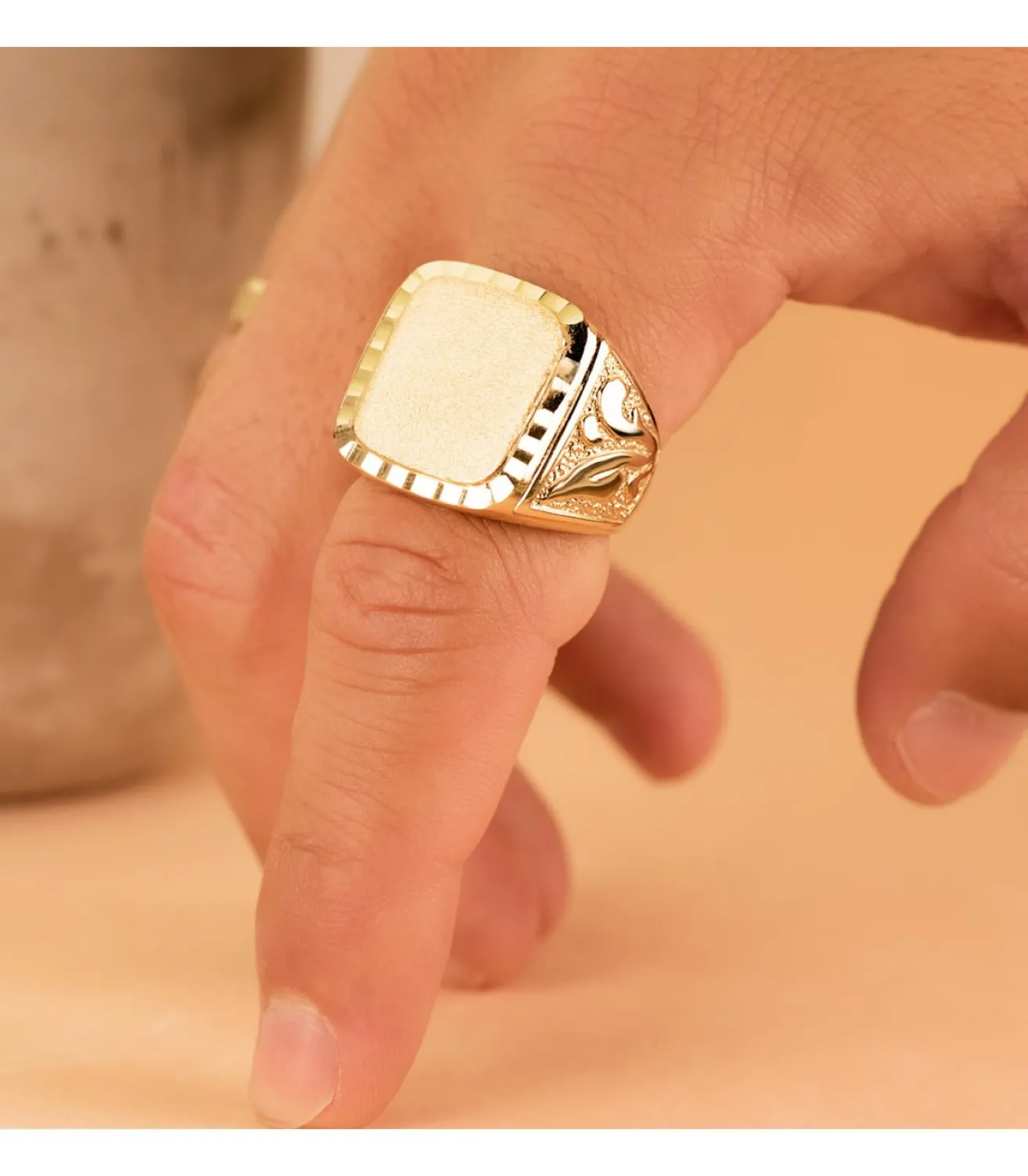 Sello Hombre Oro 18K Teo Macizo<Alda Joyeros Outlet