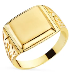 Sello Hombre Zachary Oro Amarillo 18K<Alda Joyeros Best