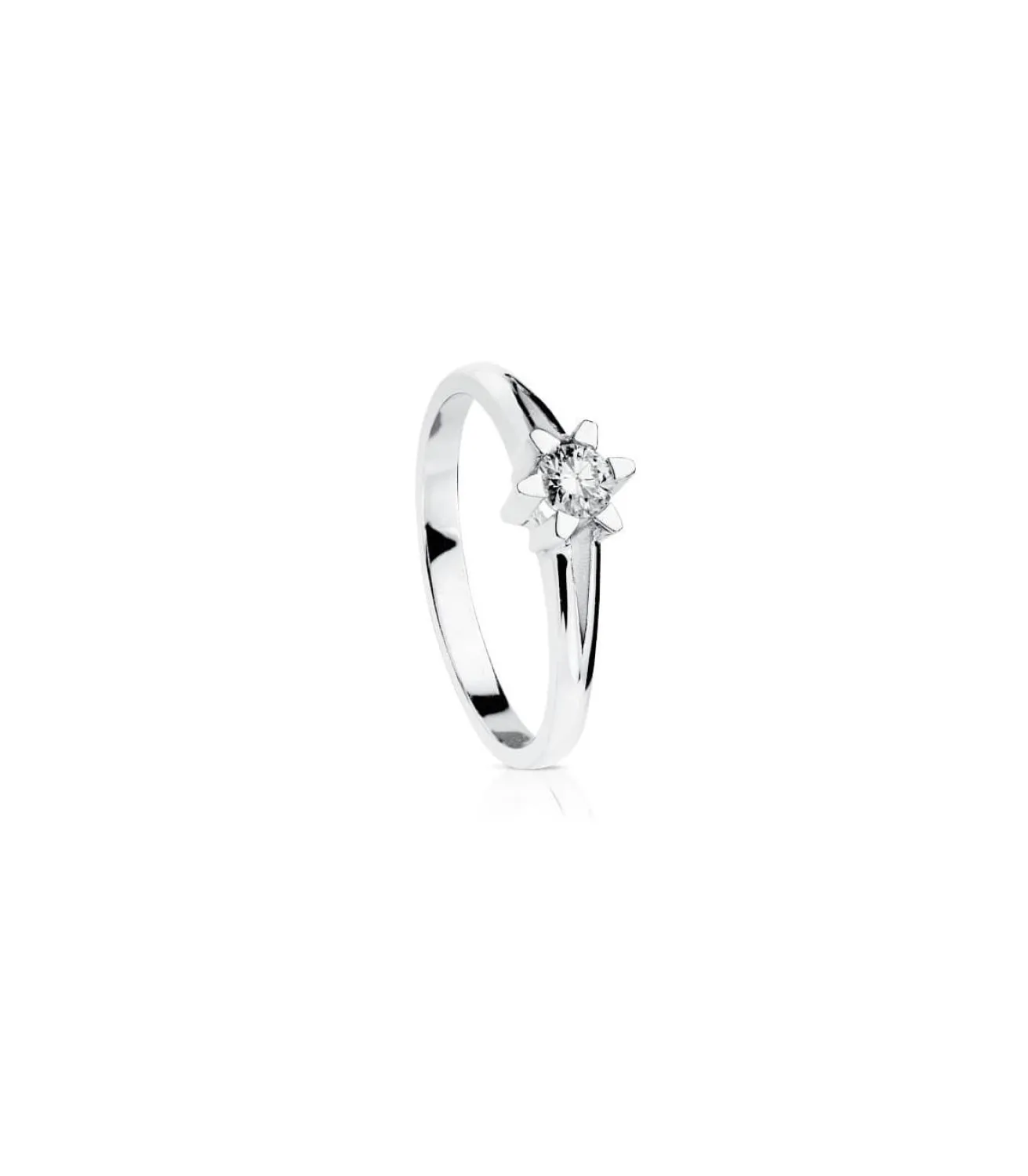 Solitario Amalfi 0.200 Qtes. 18 Ktes<Alda Joyeros Shop