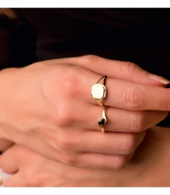 Solitario Idilio Duo Zafiro Oro Amarillo 18K<Alda Joyeros Cheap