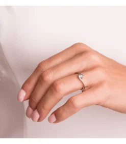 Solitario Milanesse 0.200 Qtes. 18 Ktes<Alda Joyeros Flash Sale