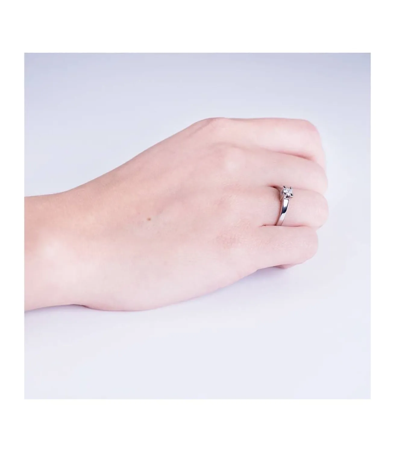 Solitario Parisee 0.200 Qtes. 18 Ktes<Alda Joyeros Outlet