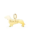 Teckel Colgante Personalizado Perro Oro 18K<Alda Joyeros New