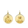 V. Carmen Y C. Jesus Oro 18K Escapulario Bisel 18Mm<Alda Joyeros Flash Sale