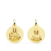 V. Carmen Y C. Jesus Oro 18K Escapulario 18Mm<Alda Joyeros Outlet