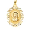 Virgen Niña Cerco Oro Amarillo 18K 31Mm<Alda Joyeros Outlet