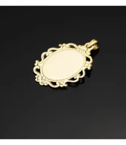 Virgen Niña Cerco Oro Amarillo 18K 31Mm<Alda Joyeros Outlet